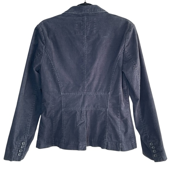VTG H&M LABEL OF GRADED GOODS Darkest Navy Corduroy 3-Button Blazer, EUR 42 - Picture 5 of 12